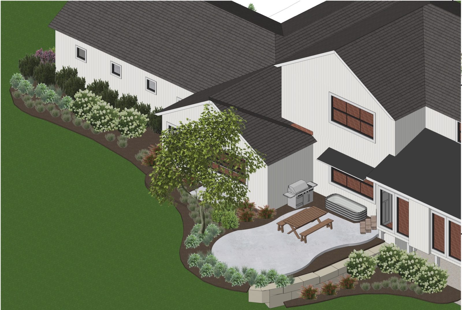 In the Studio Modern Farmhouse Landscape