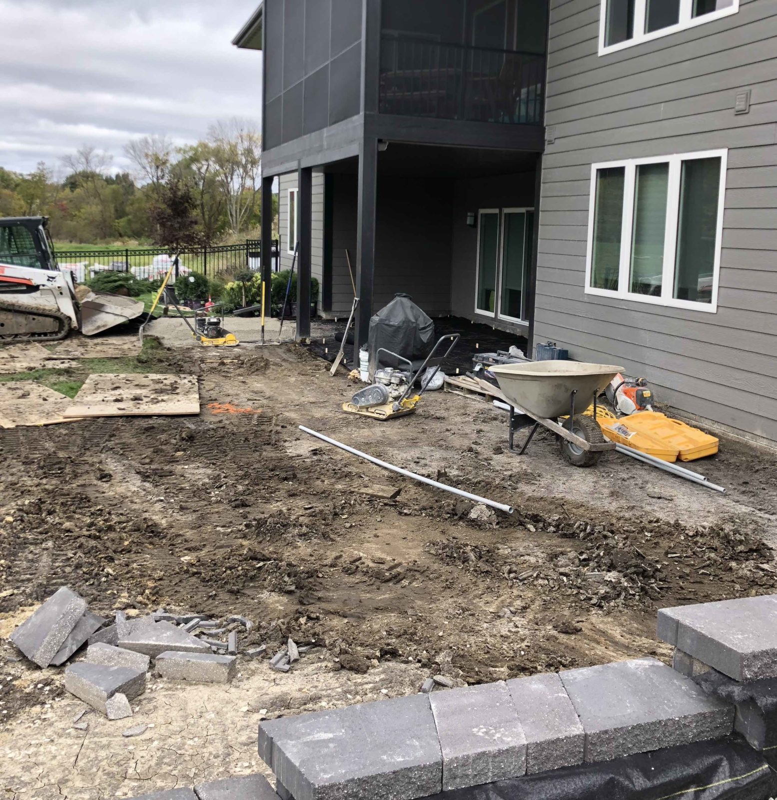 In the Studio Front yard, back yard new construction landscaping